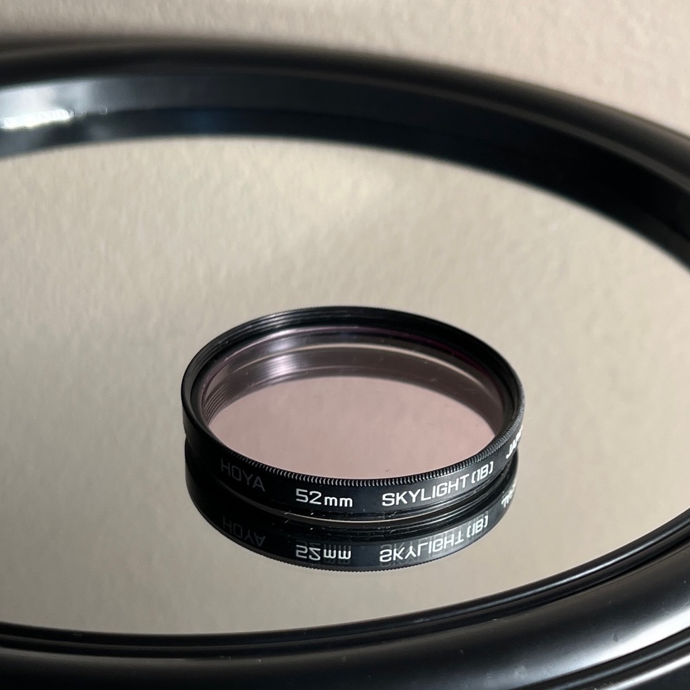 Vintage Hoya 52mm Skylight 1B Multi-Coated (HMC) Glass Camera Lens Filter EUC
